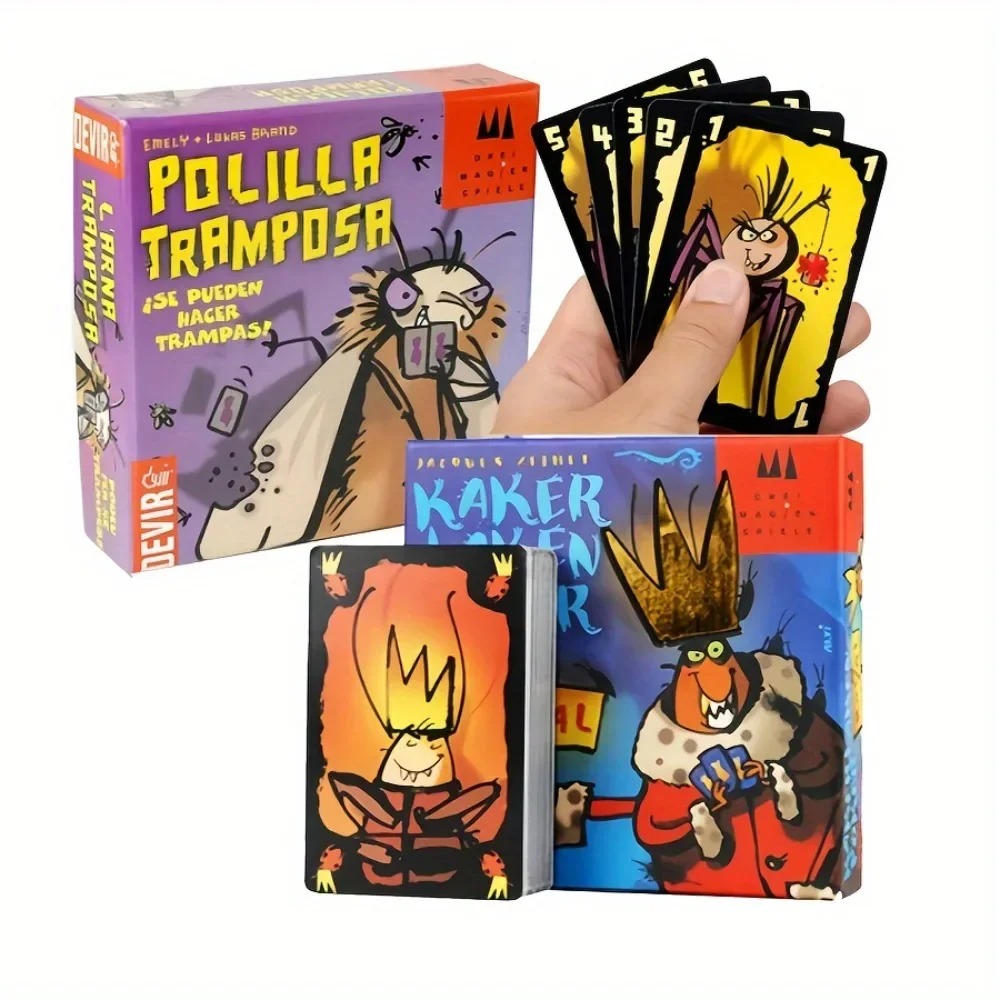 Party Games Juego - لعبة بطاقات اللعب Polilla Tramposa Español