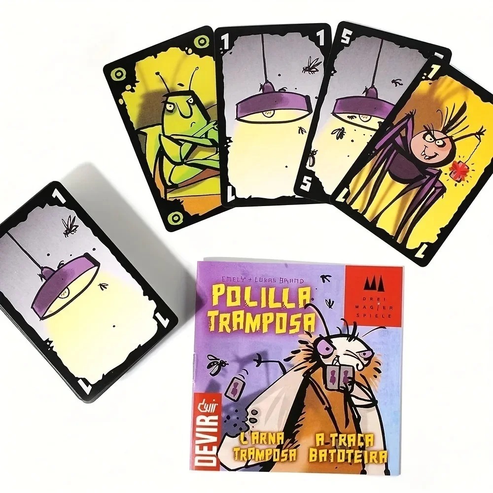 لعبة بطاقات اللعب Polilla Tram - مراجعة Party Games Juego وسعره