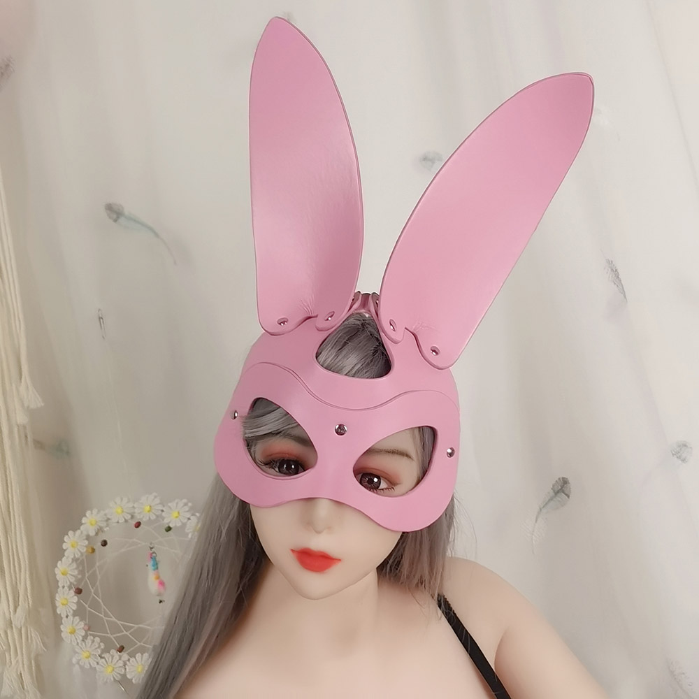 قناع أرنب نصف وجه بأذنين للنسا - مراجعة Party Games Bunny وسعره