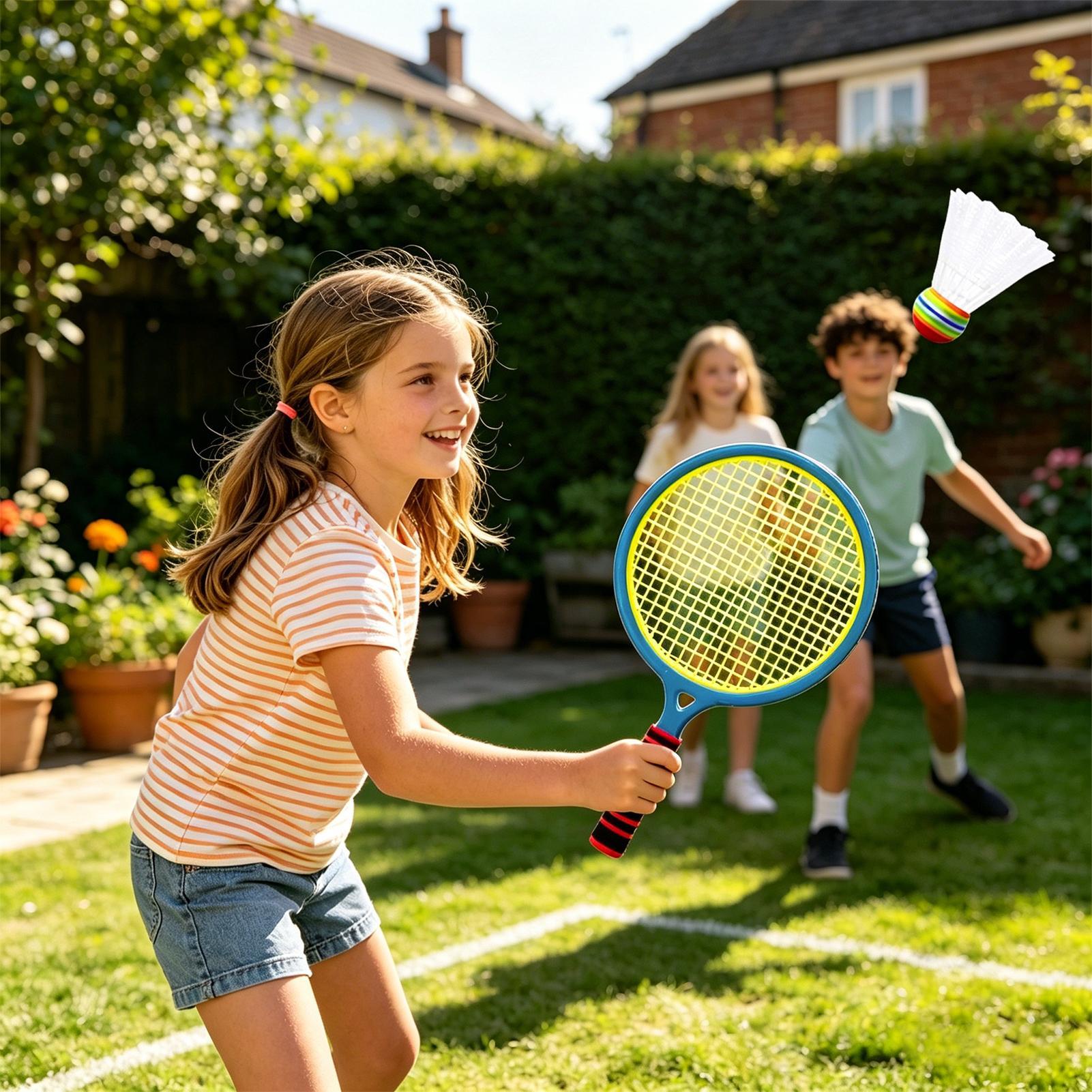 مجموعة أدوات رياضة الريشة الطا - مراجعة Badminton Set Garden وسعره