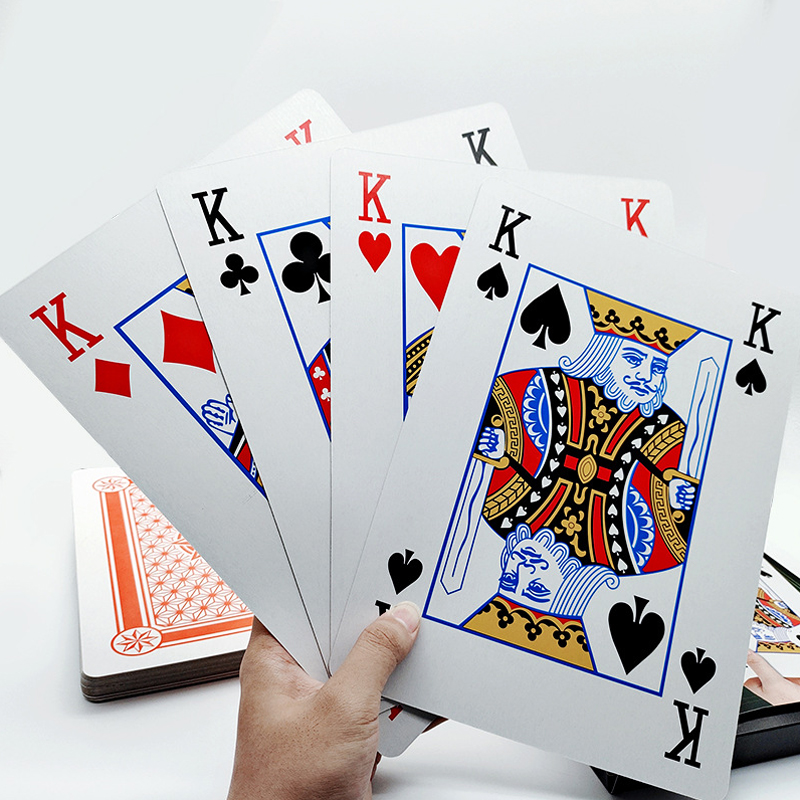 أوراق اللعب المتضخم جامبو 4x أ - مراجعة Party Games Juego وسعره
